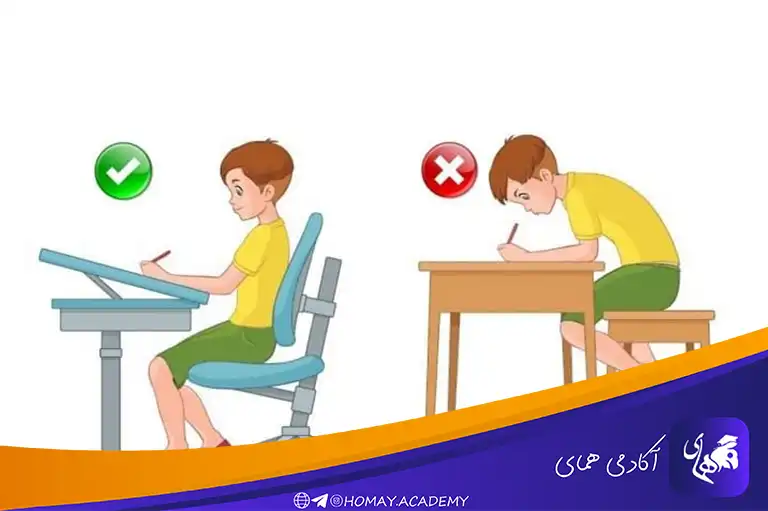 موقعیت بدنی مناسب