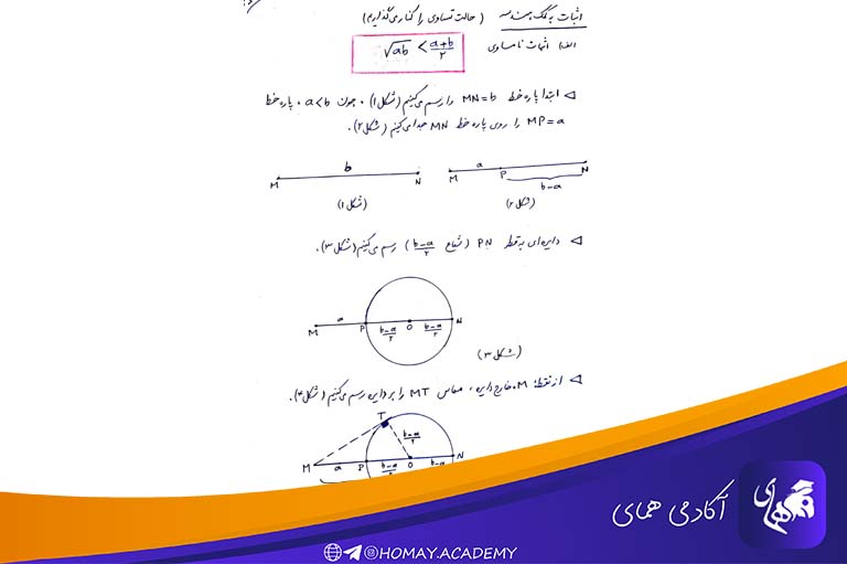 تسلط بر اثبات های هندسه
