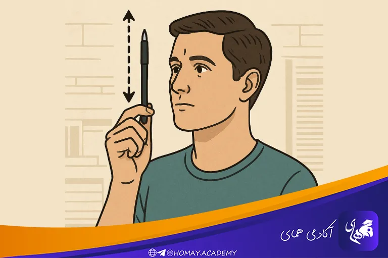 حرکت بالا پایین چشم